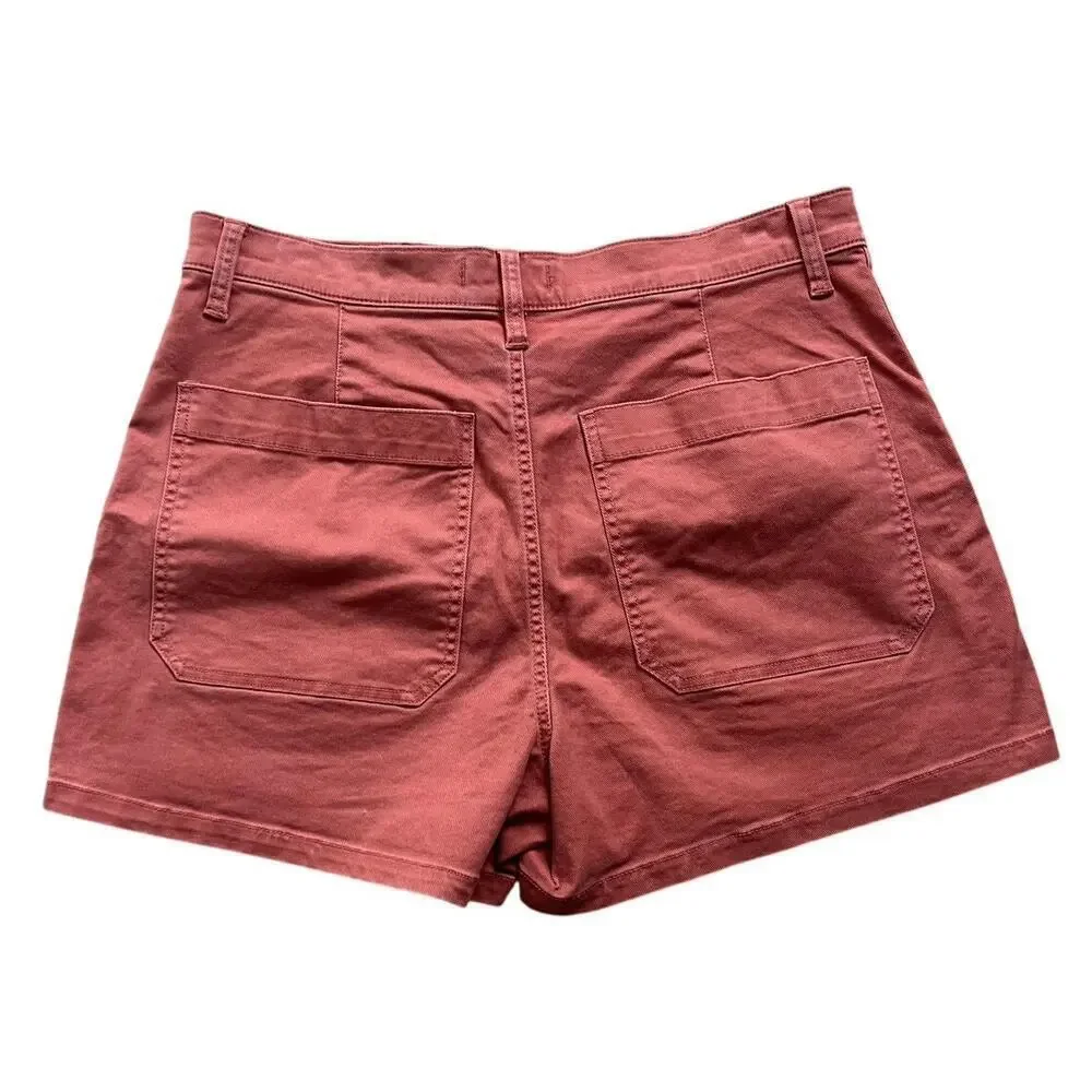 Madewell Salmon Pink Denim Cotton Loose Vintage Fit Sz 10 - Picture 4 of 4